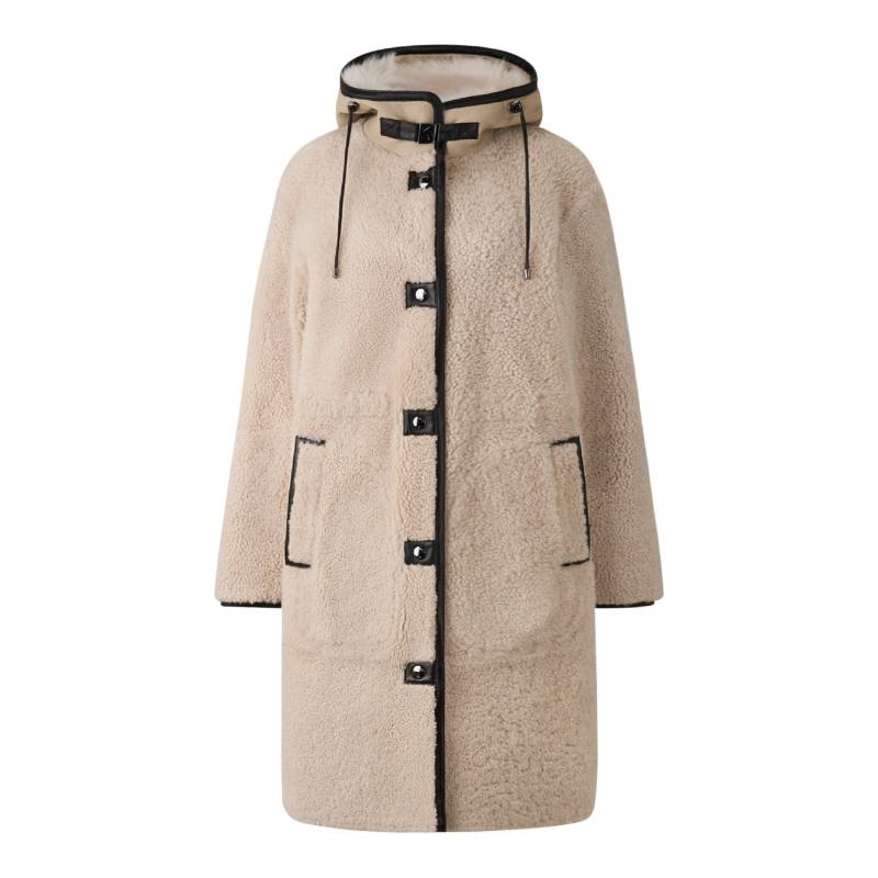 BOGNER Lammfellmantel Polina für Damen - Beige - 36 von Bogner