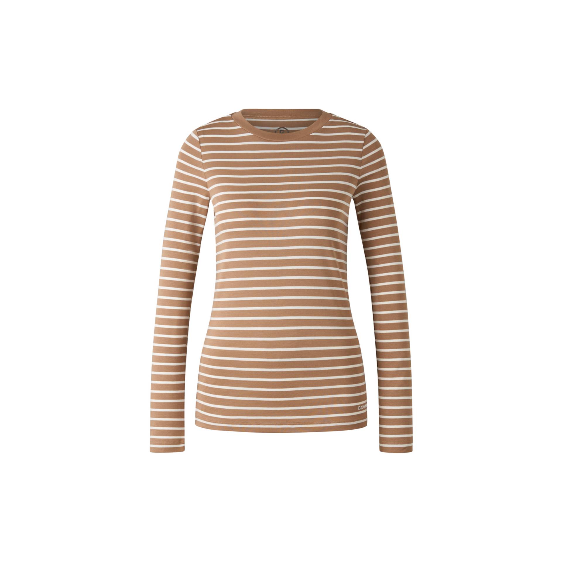 BOGNER Longsleeve Louna für Damen - Camel/Weiß - 42 von Bogner