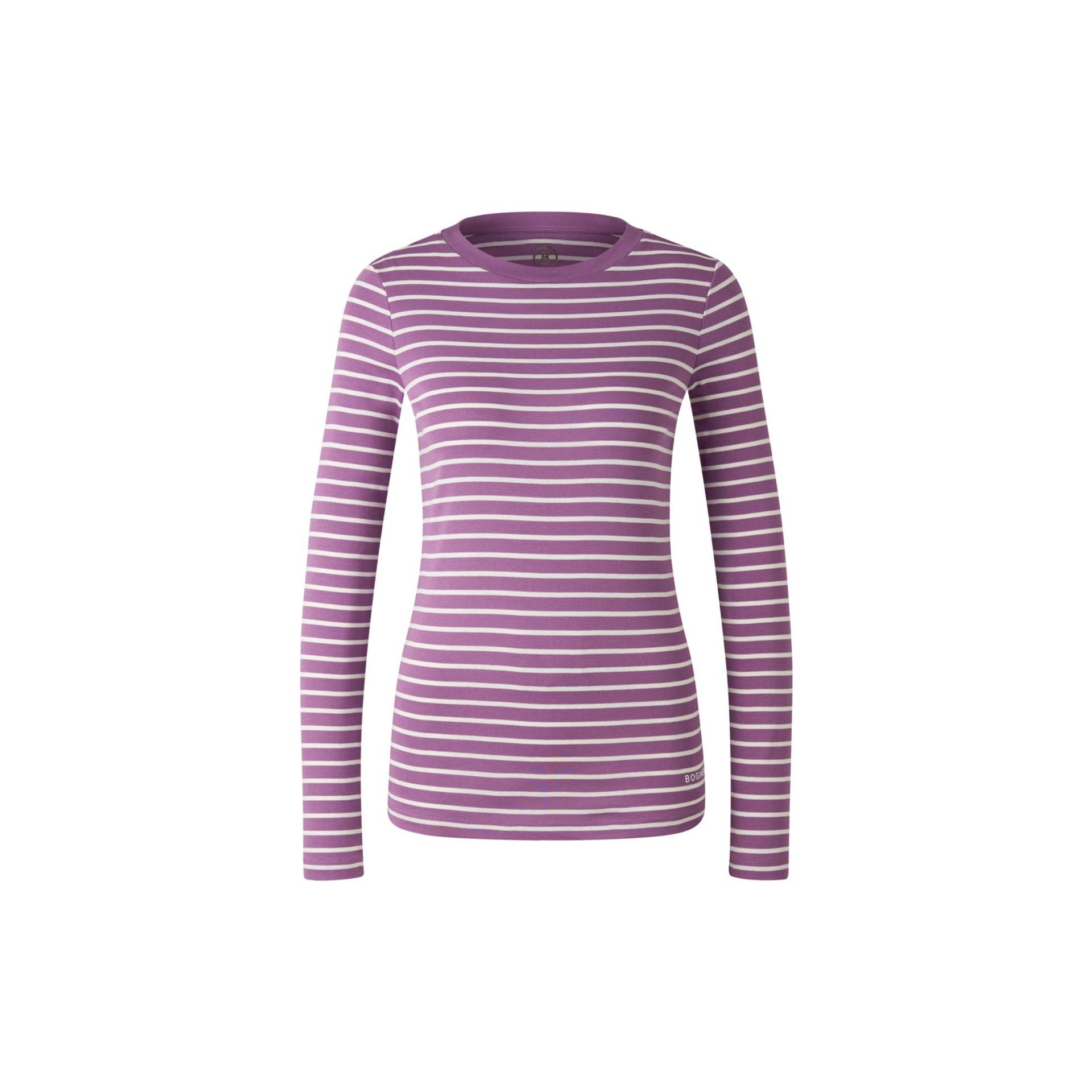 BOGNER Longsleeve Louna für Damen - Lila/Weiß - 36 von Bogner