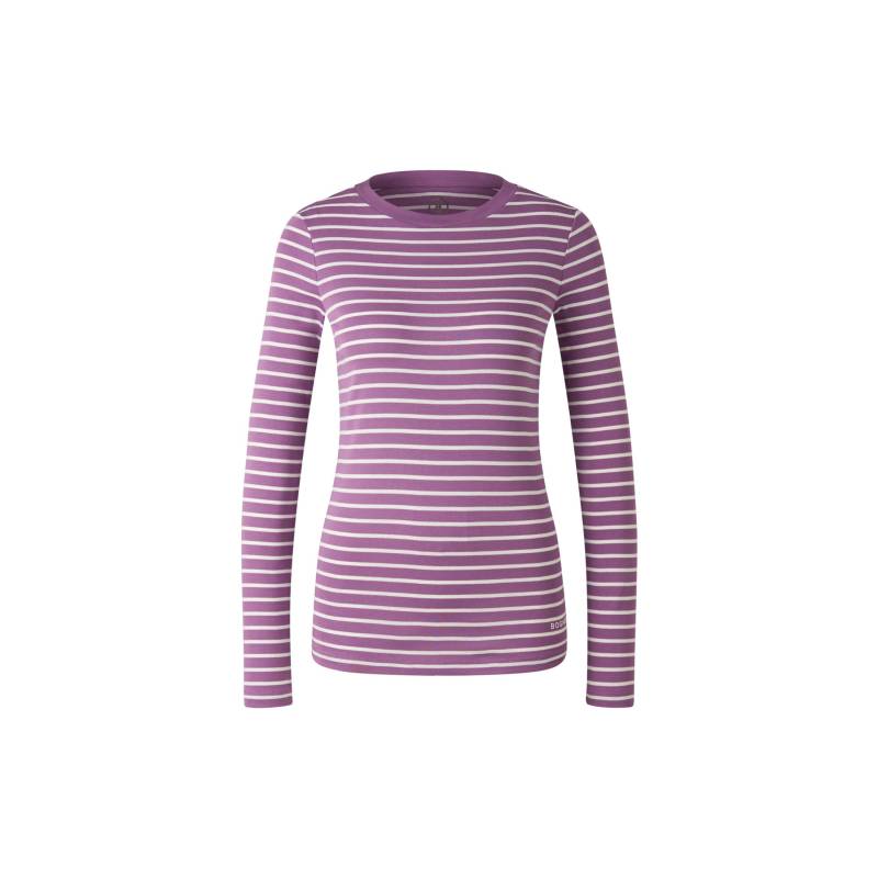 BOGNER Longsleeve Louna für Damen - Lila/Weiß - 44 von Bogner