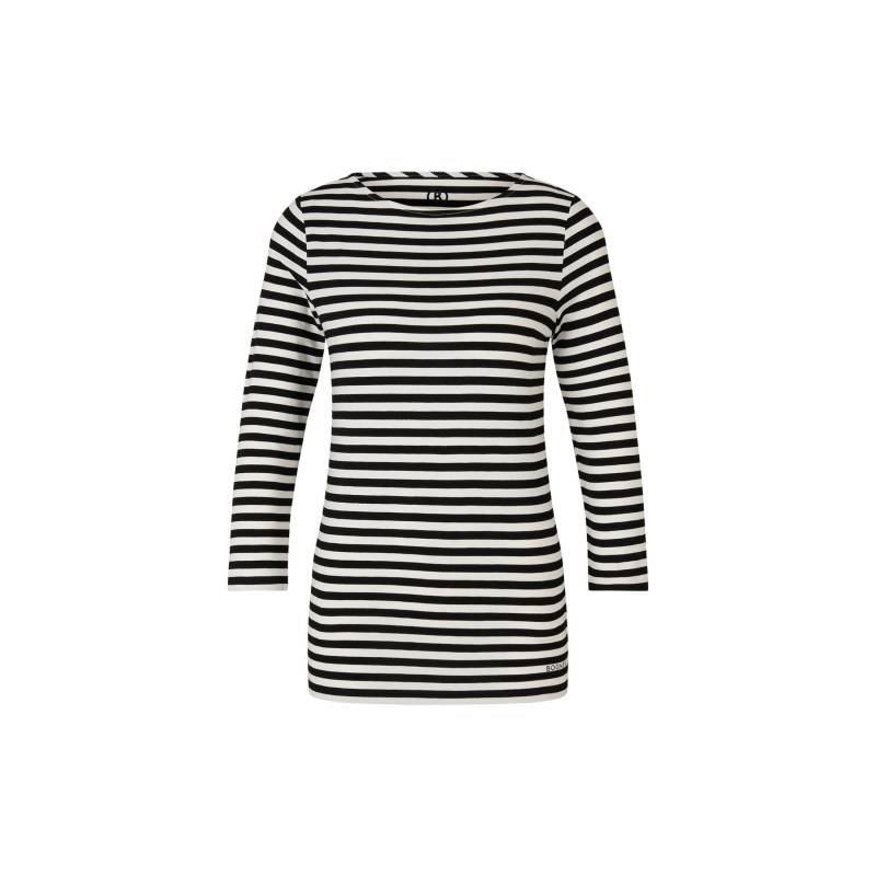 BOGNER Longsleeve Louna für Damen - Schwarz/Off-White - 38 von Bogner