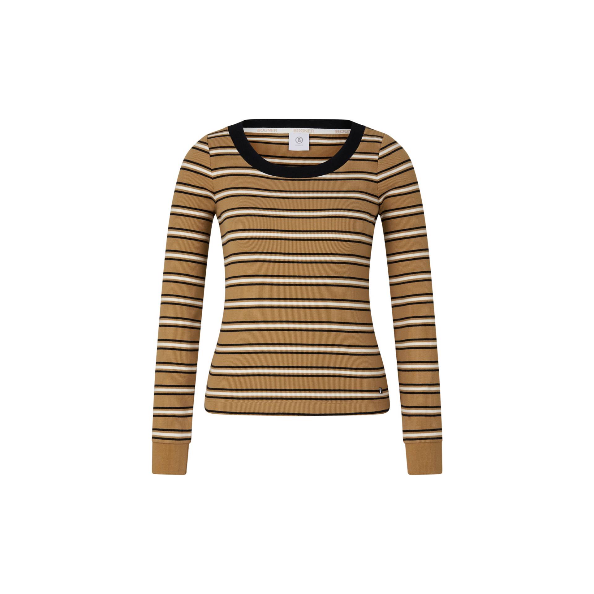 BOGNER Longsleeve Tass für Damen - Camel/Schwarz - 42 von Bogner