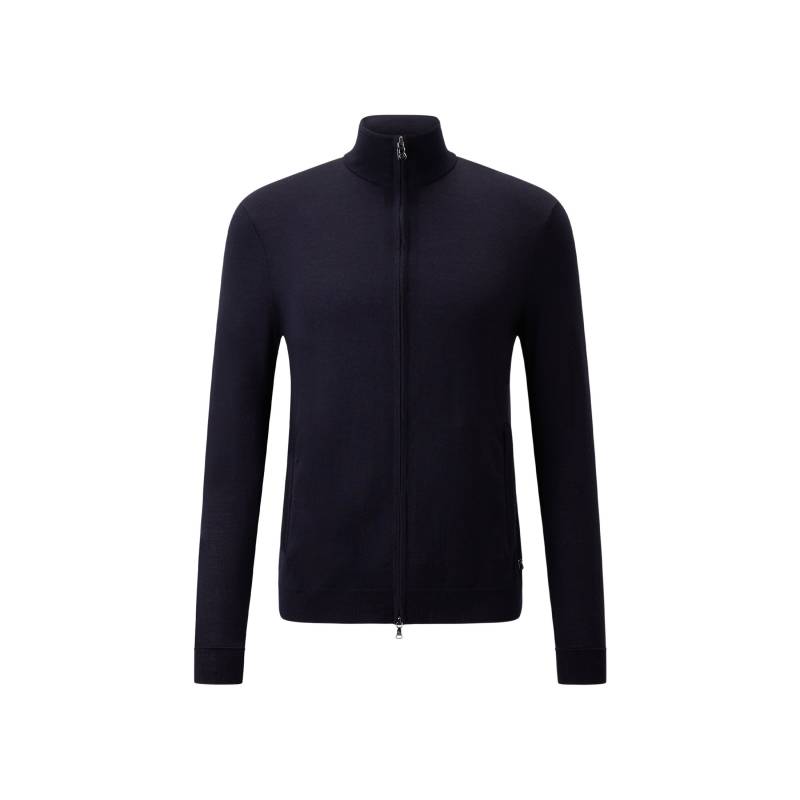 BOGNER Merino-Strickjacke Oscar für Herren - Navy-Blau - M von Bogner