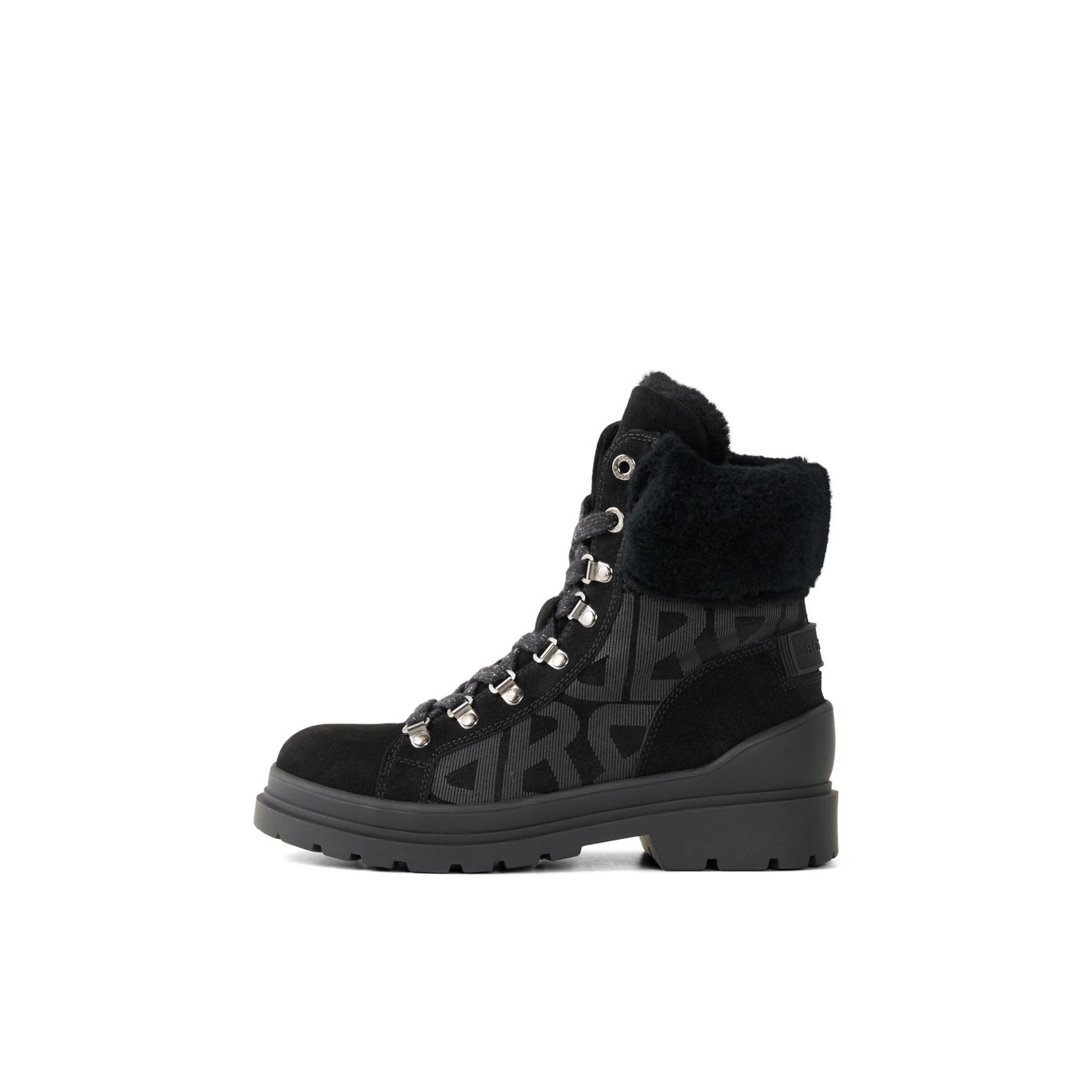 BOGNER Mid Boots St.Moritz mit Spikes für Damen - Schwarz - 35,5 von Bogner