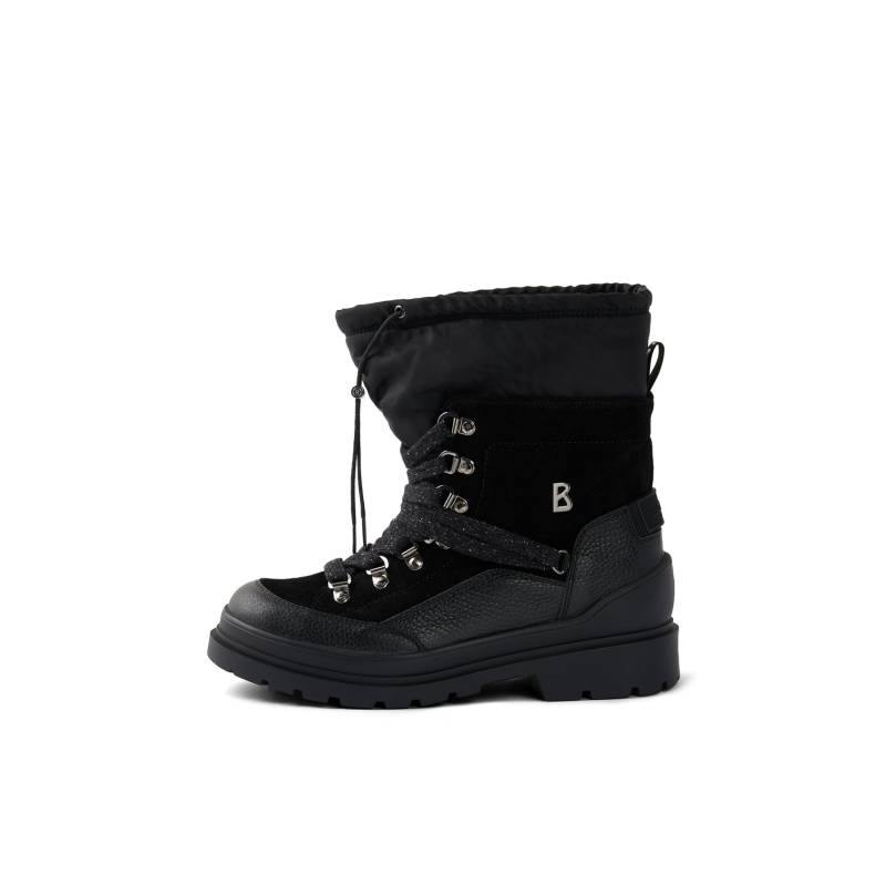 BOGNER Mid Boots St.Moritz mit Spikes für Damen - Schwarz - 35,5 von Bogner