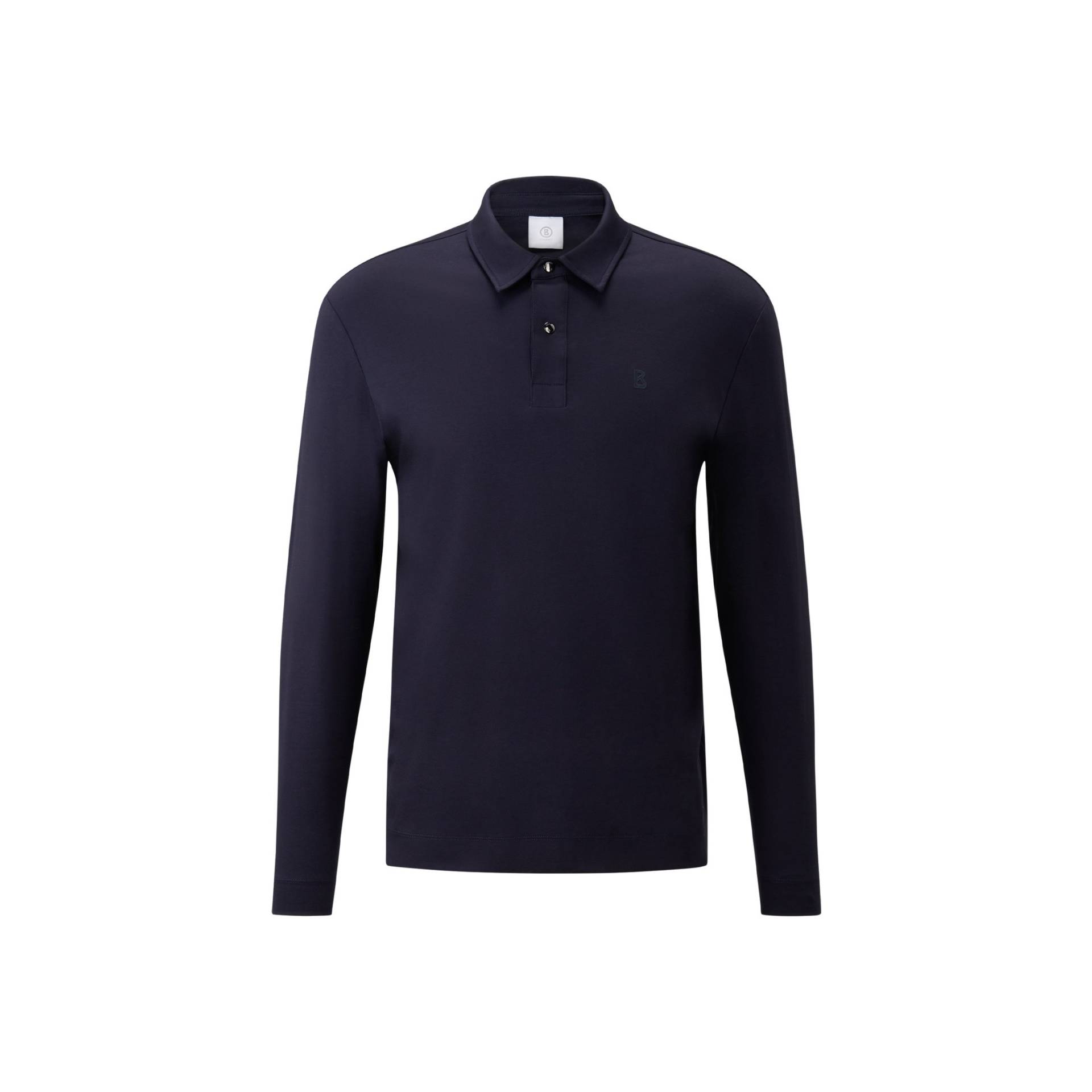 BOGNER Polo-Longsleeve Mika für Herren - Navy-Blau - L von Bogner