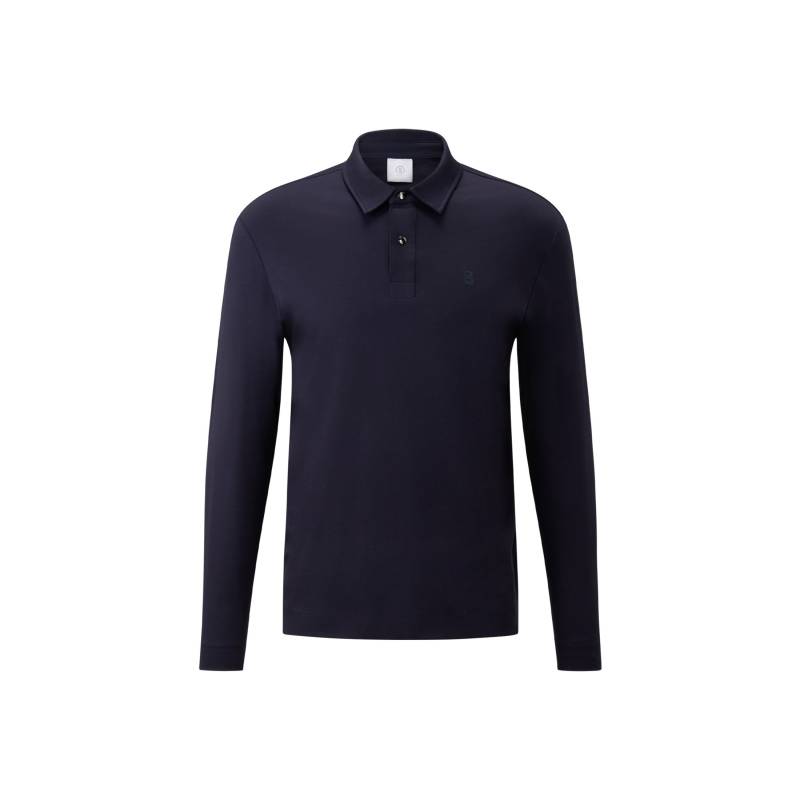 BOGNER Polo-Longsleeve Mika für Herren - Navy-Blau - XXL von Bogner