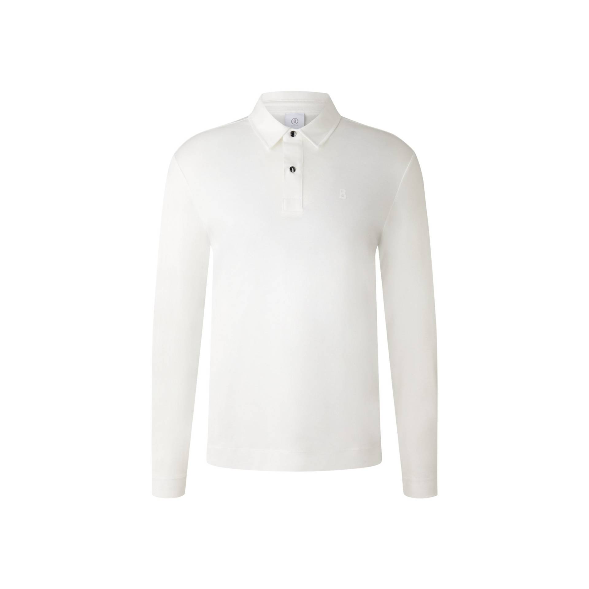 BOGNER Polo-Longsleeve Mika für Herren - Off-White - L von Bogner