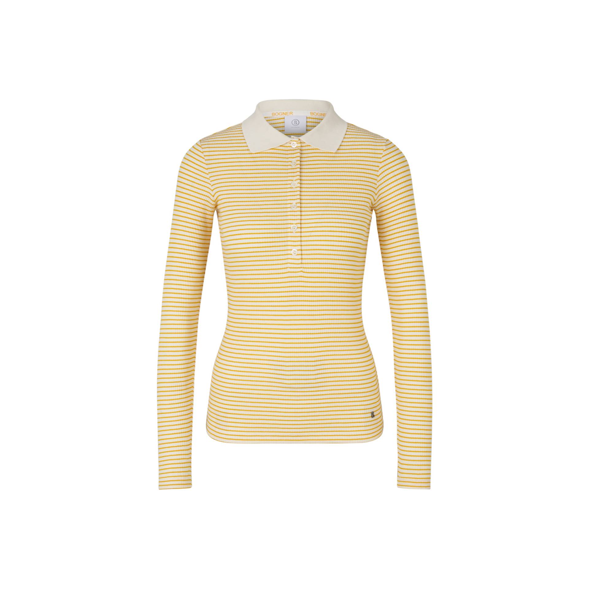 BOGNER Polo-Longsleeve Reny für Damen - Senfgelb/Sand von Bogner