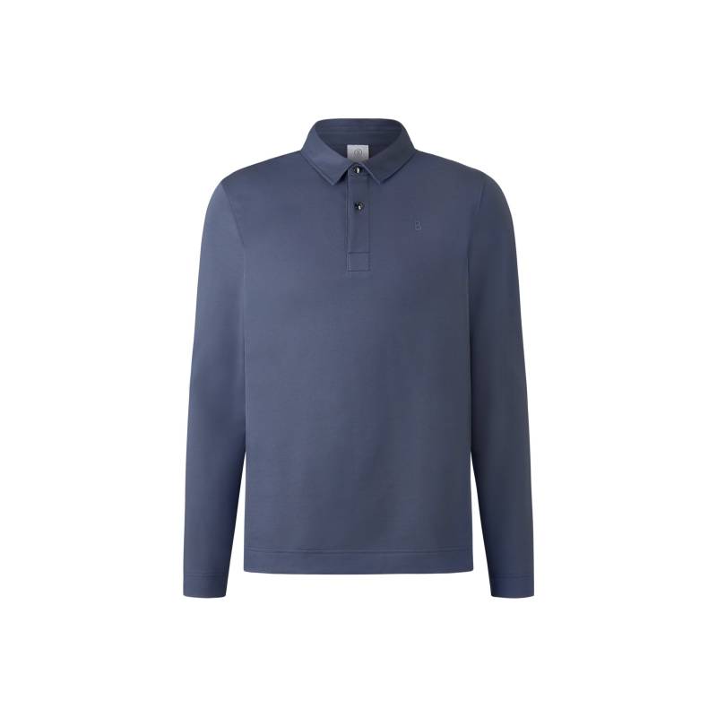 BOGNER Polo-Longsleeve Timon für Herren - Blau-Grau - XXL von Bogner