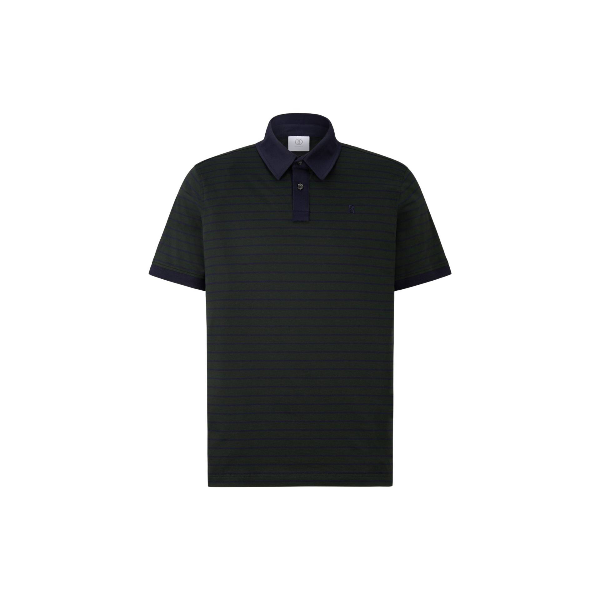 BOGNER Polo-Shirt Duncan für Herren - Dunkelgrün/Navy-Blau - L von Bogner