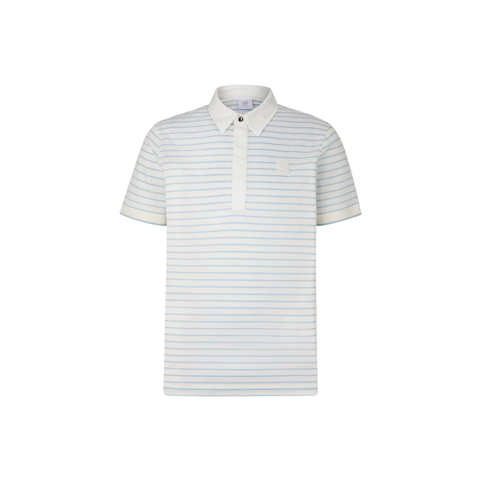 BOGNER Polo-Shirt Duncan für Herren - Off-White/Hellblau - S von Bogner