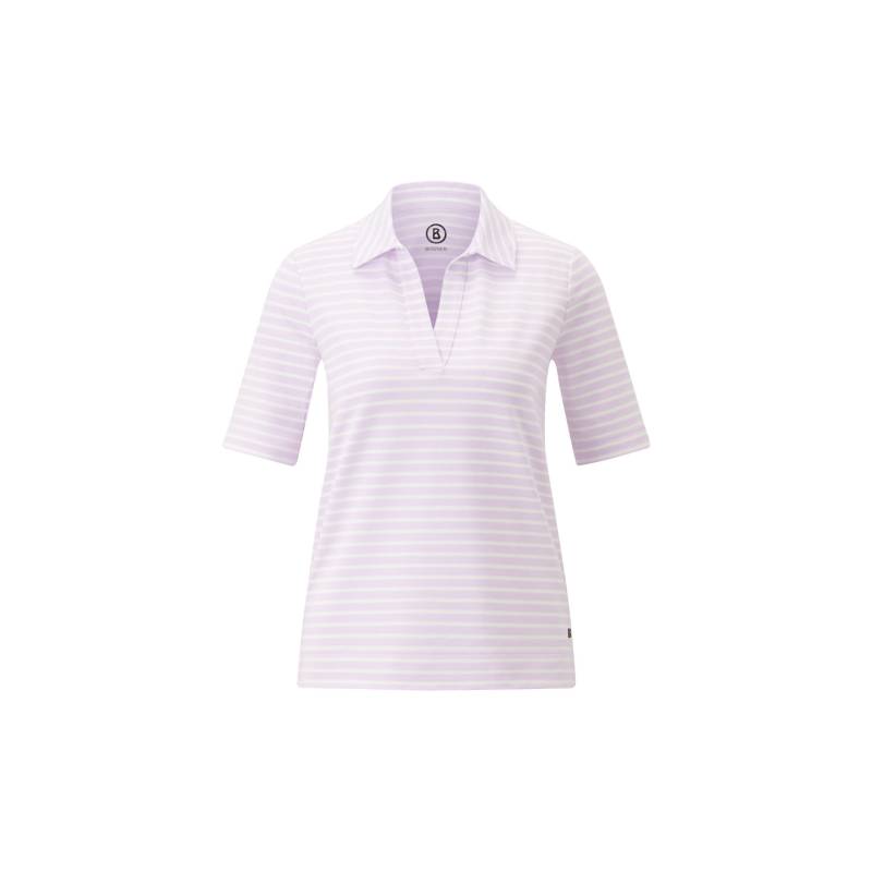 BOGNER Polo-Shirt Peony für Damen - Flieder/Off-White - 34 von Bogner