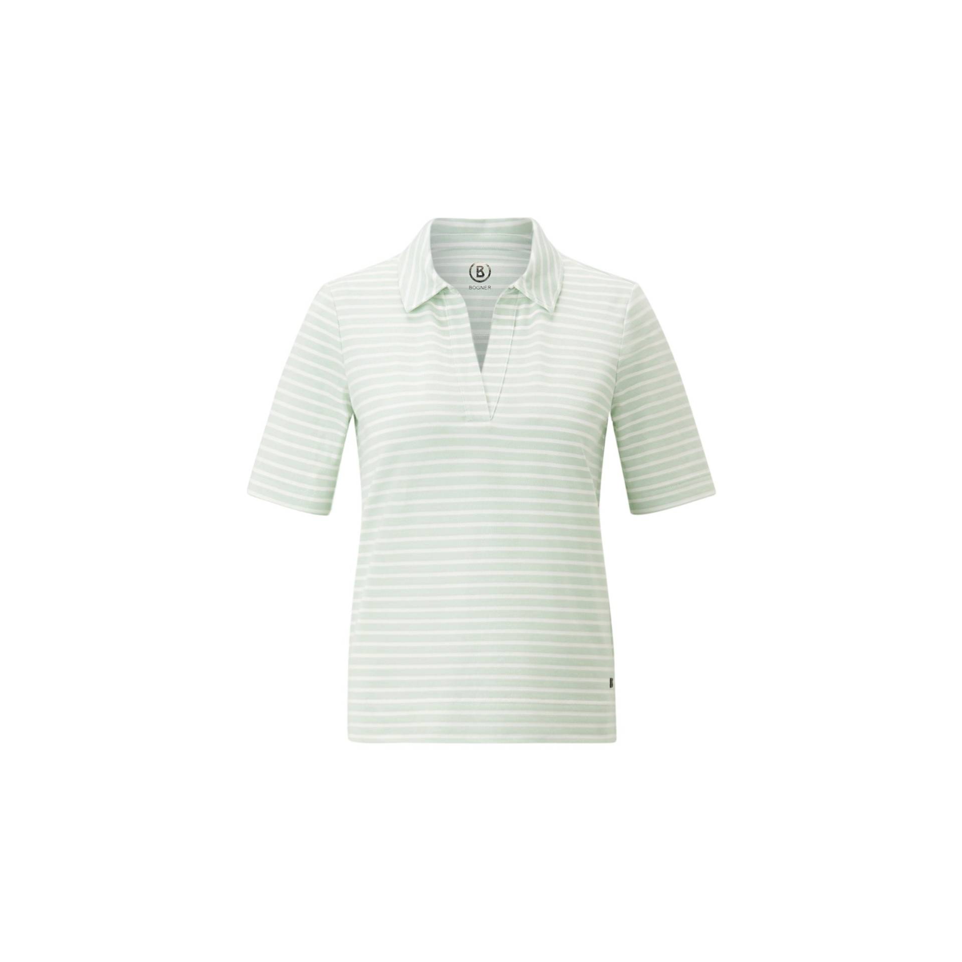 BOGNER Polo-Shirt Peony für Damen - Hellgrün/Off-White - 36 von Bogner