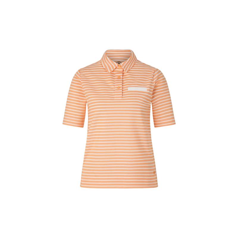 BOGNER Polo-Shirt Peony für Damen - Orange/Weiß - 34 von Bogner