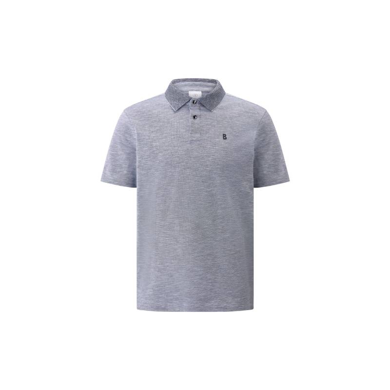 BOGNER Polo-Shirt Samu für Herren - Navy-Blau/Weiß - L von Bogner