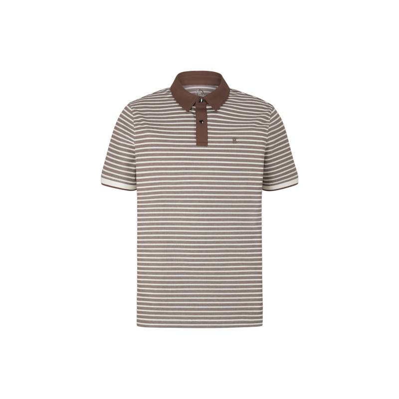 BOGNER Polo-Shirt Timo für Herren - Braun/Weiß - L von Bogner