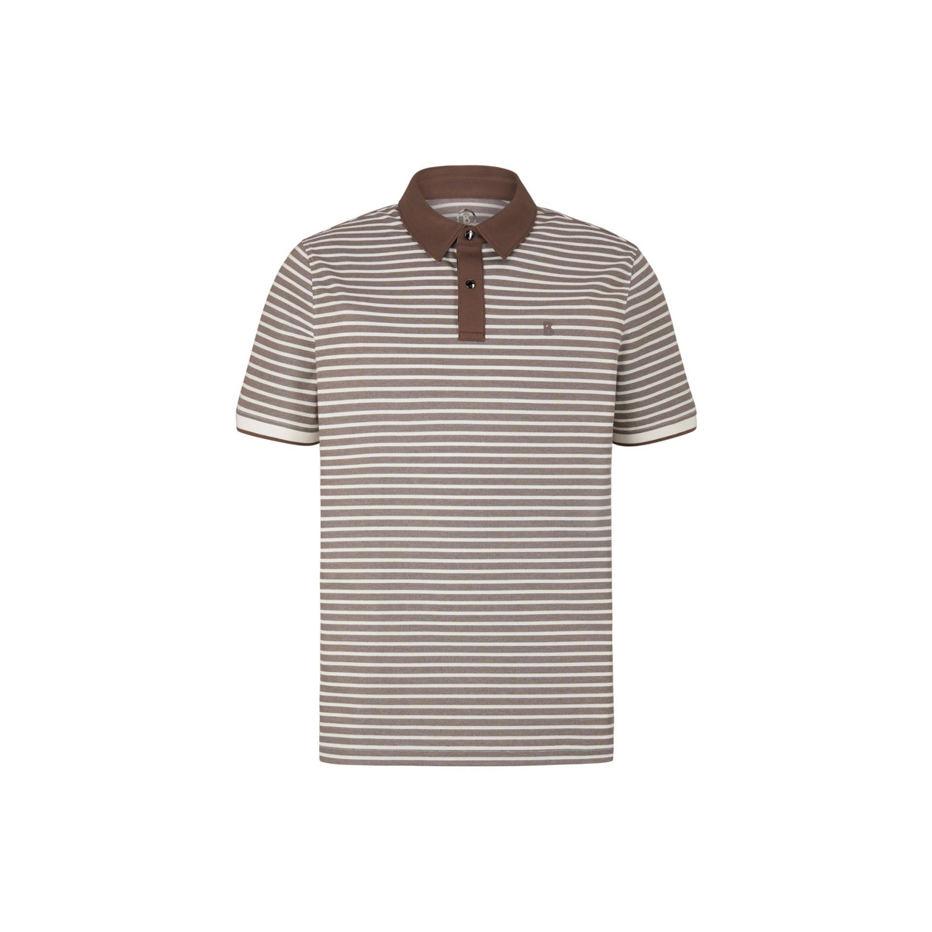 BOGNER Polo-Shirt Timo für Herren - Braun/Weiß - M von Bogner