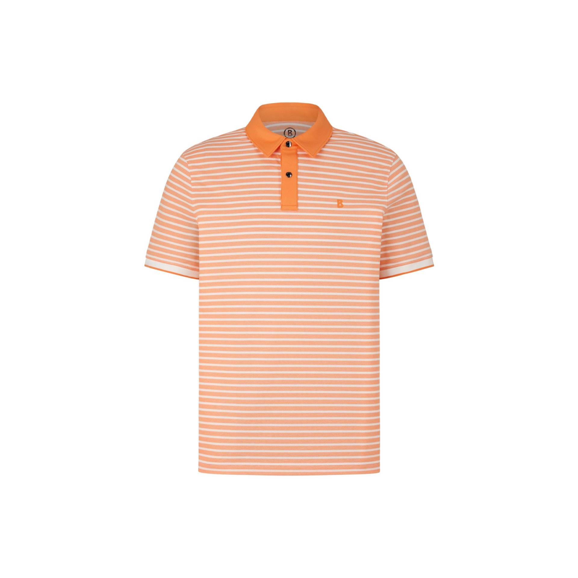 BOGNER Polo-Shirt Timo für Herren - Orange/Weiß - L von Bogner