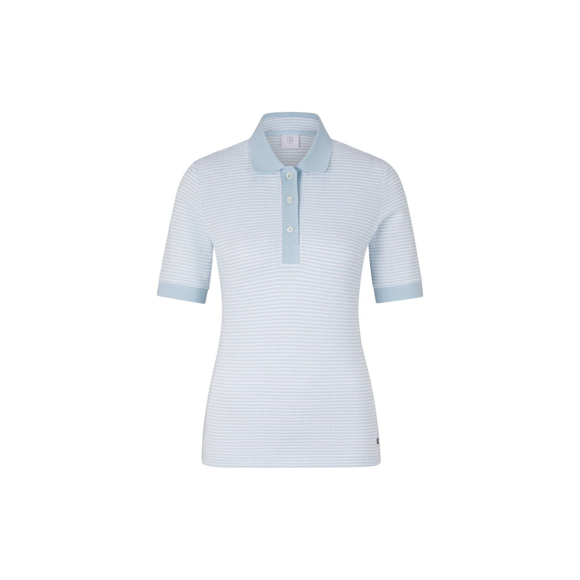 BOGNER Polo-Shirt Wendy für Damen - Hellblau/Off-White - 38 von Bogner