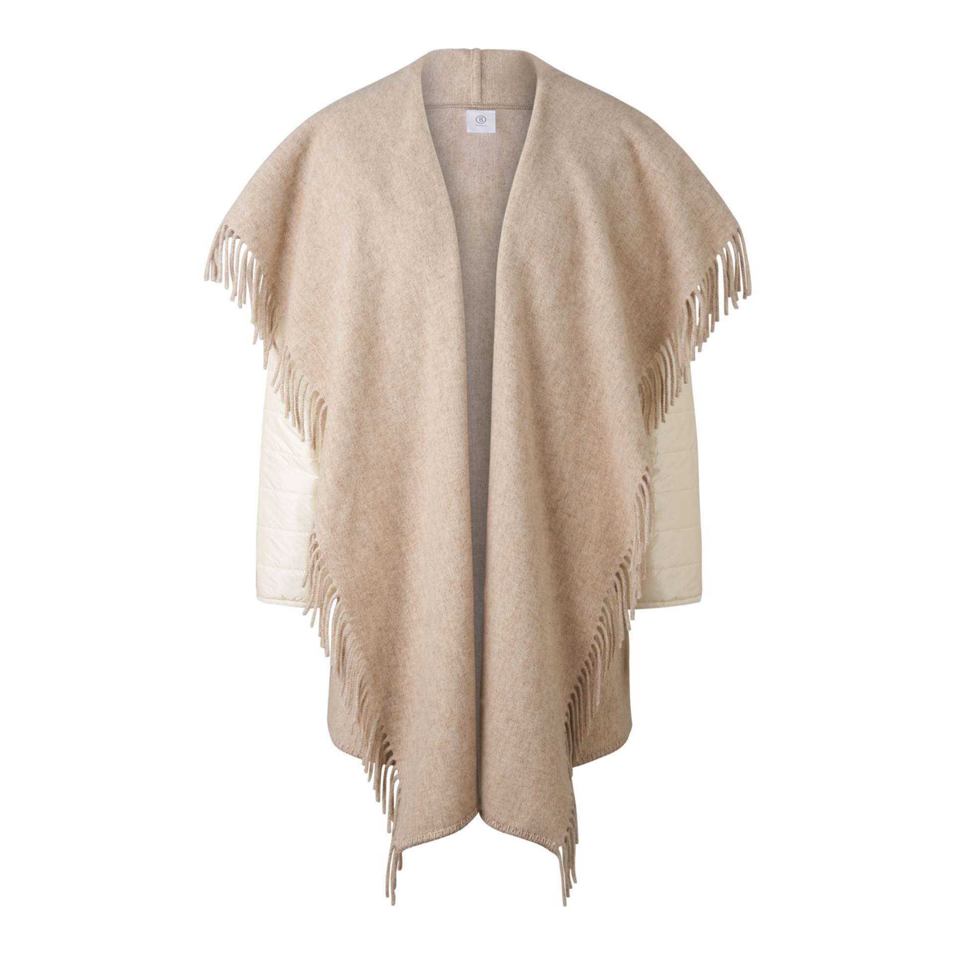 BOGNER Poncho North für Damen - Beige/Off-White - one_size von Bogner