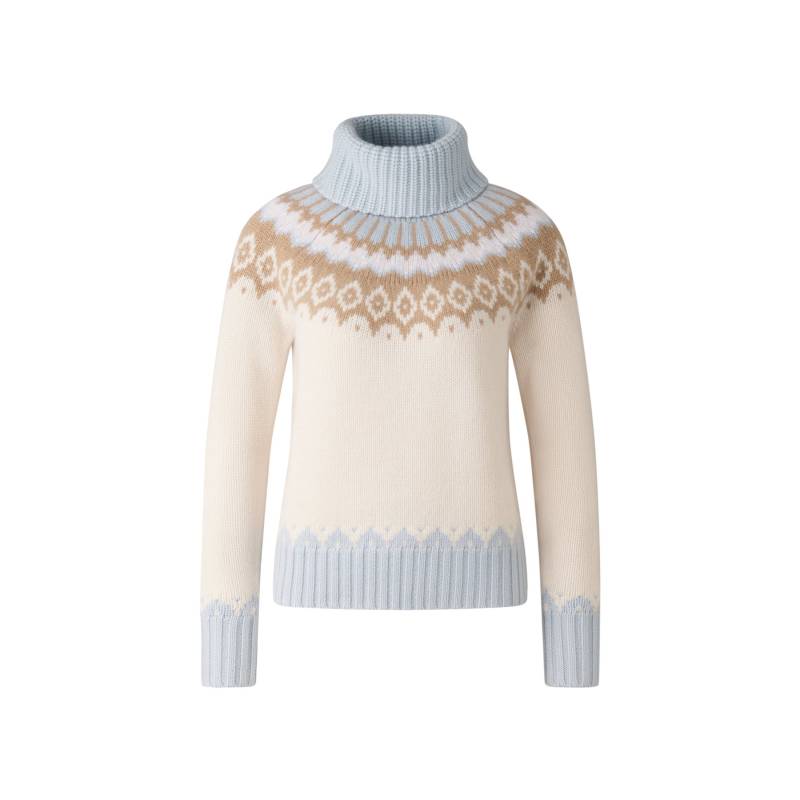 BOGNER Pullover Ingrid für Damen - Off-White/Hellblau - 34 von Bogner