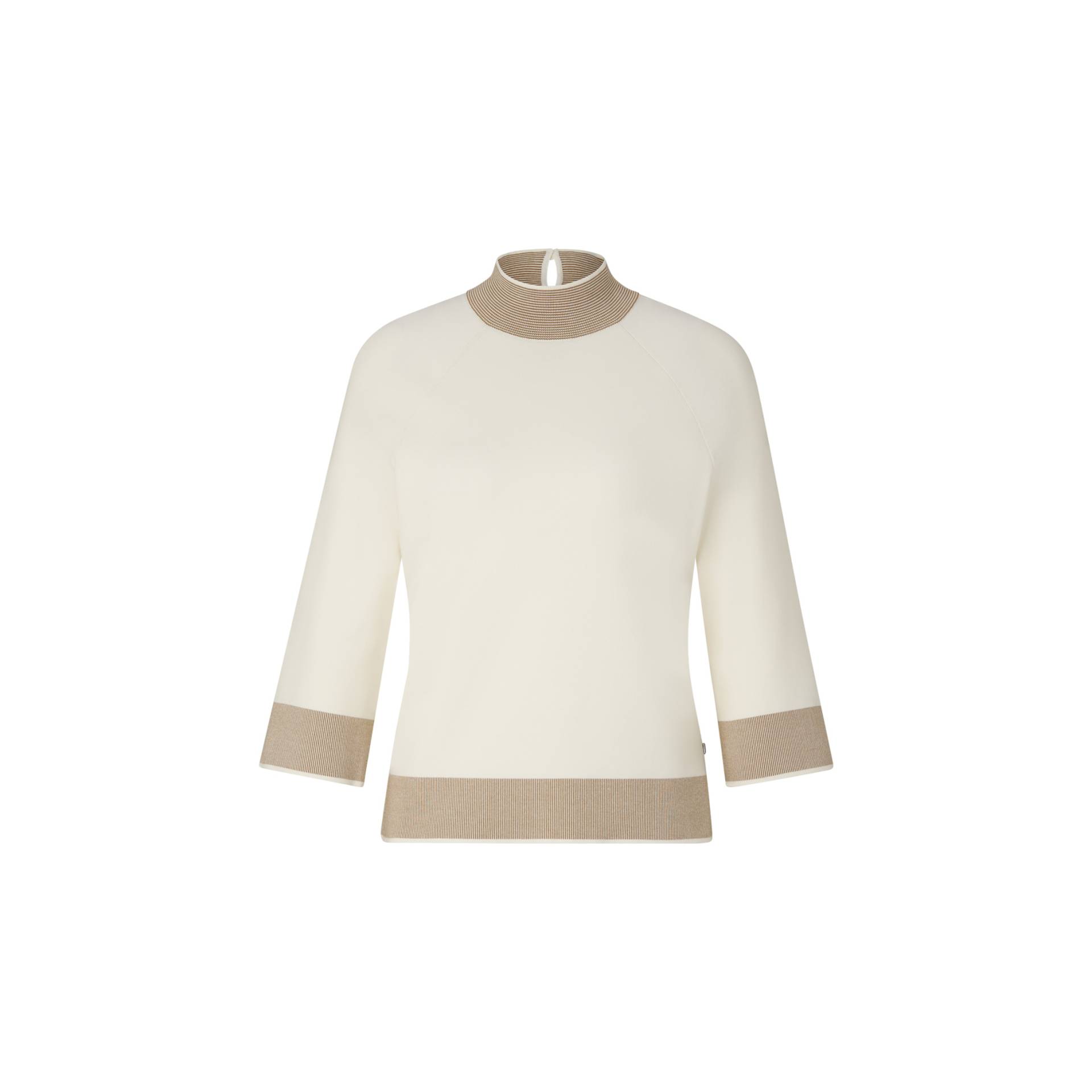 BOGNER Pullover Magda für Damen - Off-White/Camel - 42 von Bogner