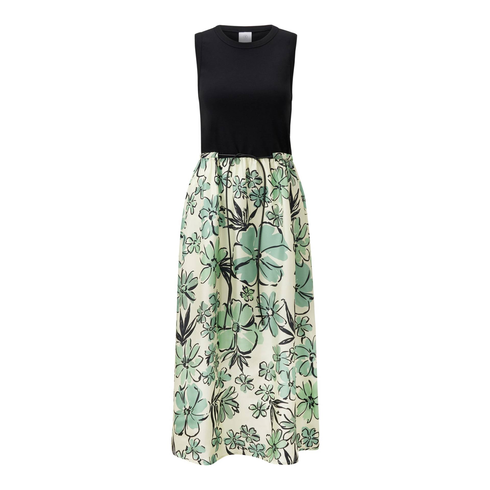 BOGNER Seiden-Jersey-Kleid Silke für Damen - Schwarz/Grün - 46 BOGNER Seiden-Jersey-Kleid Silke für Damen - Schwarz/Grün - 46 von Bogner