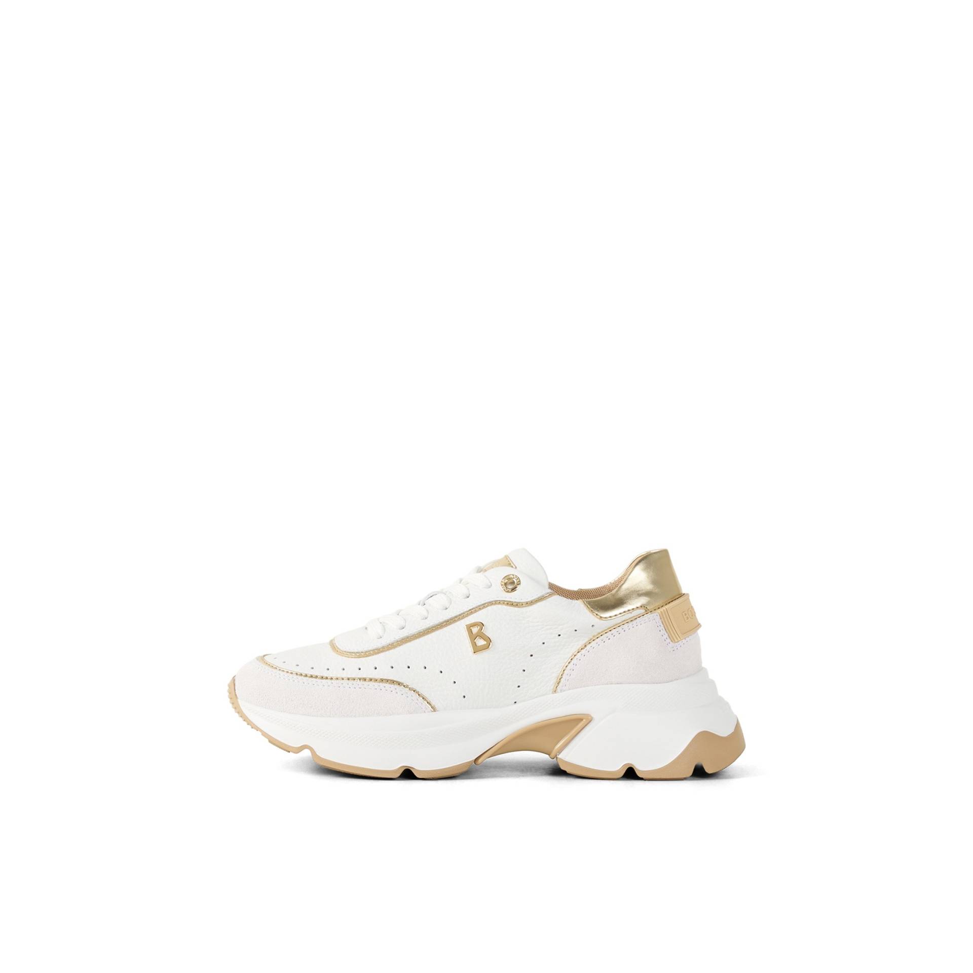 BOGNER Sneaker Kobe für Damen - Weiß/Gold - 35,5 von Bogner