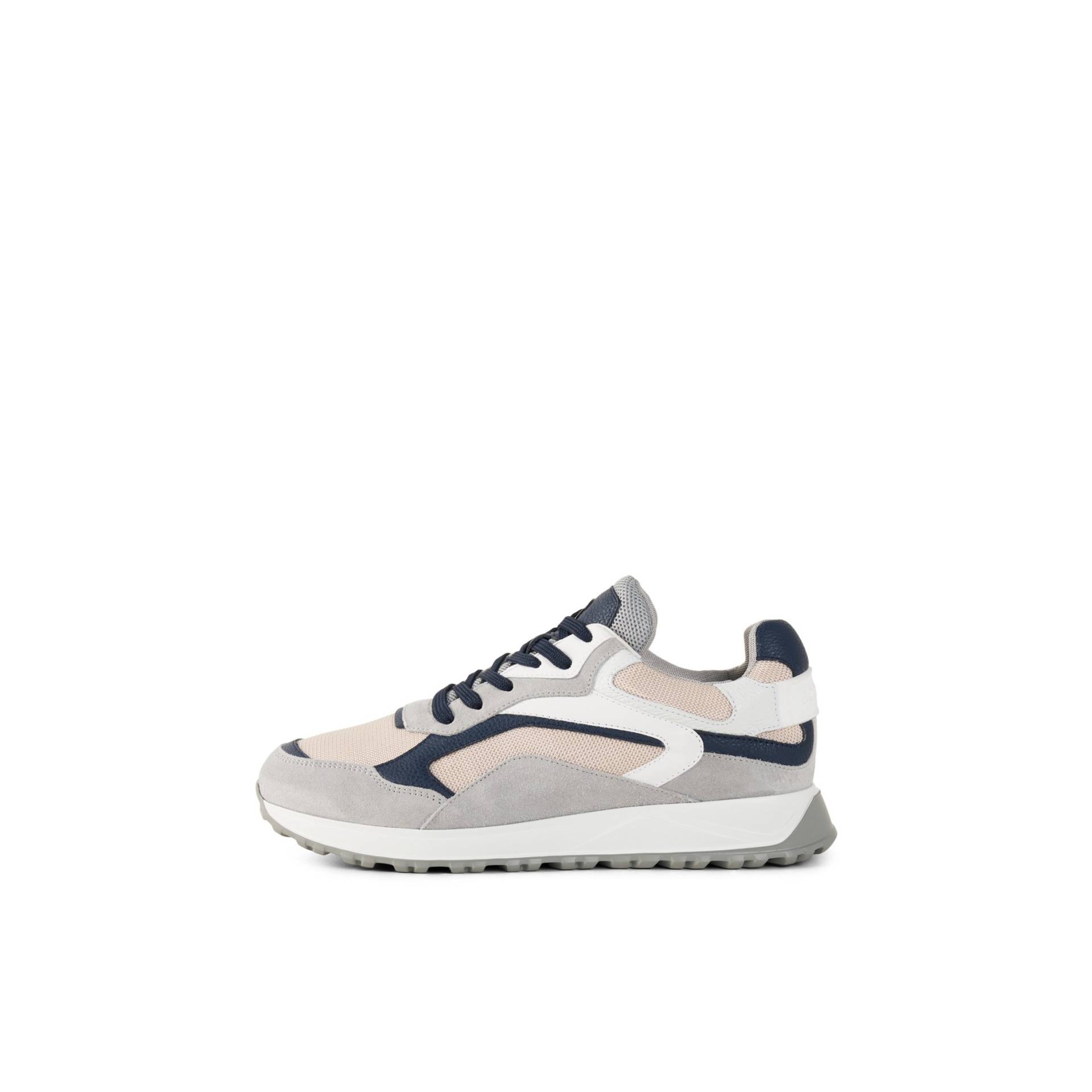 BOGNER Sneaker Michigan für Herren - Grau/Navy-Blau/Rosa - 39,5 von Bogner