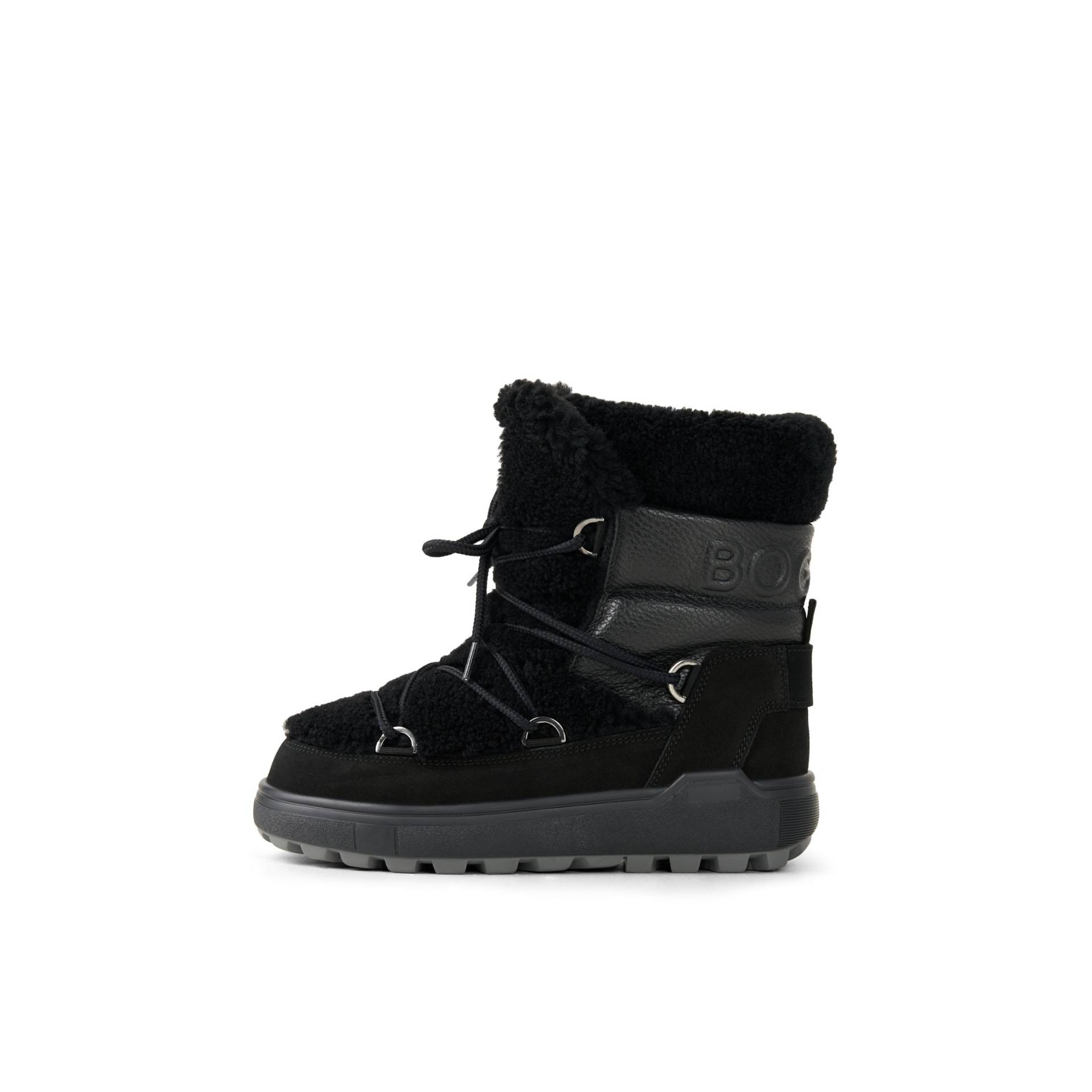 BOGNER Snow Boots Chamonix mit Spikes für Damen - Schwarz - 36,5 von Bogner