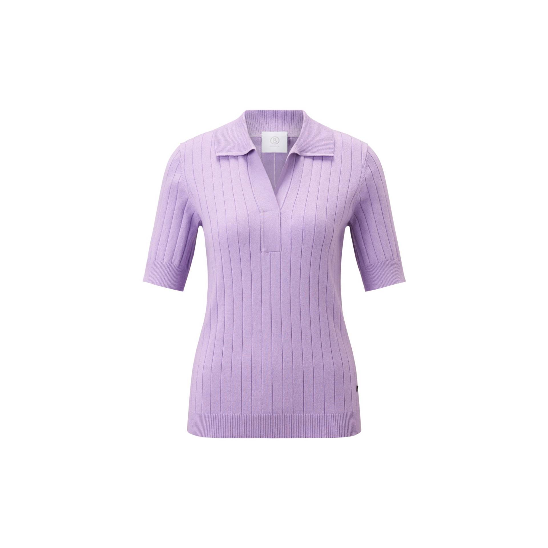 BOGNER Strick-Polo-Shirt June für Damen - Flieder - 34 von Bogner