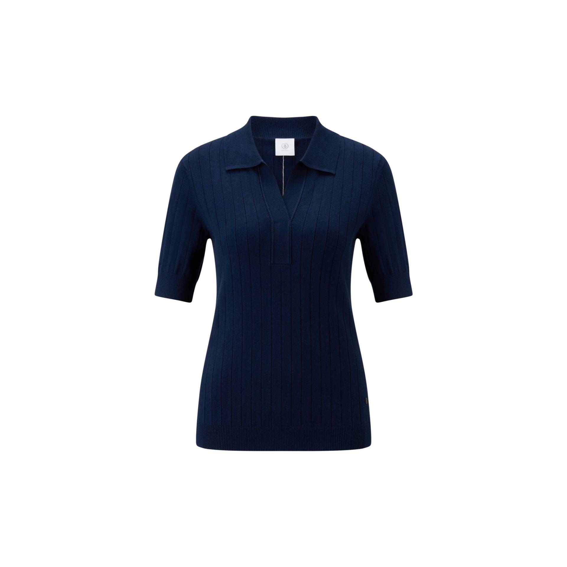 BOGNER Strick-Polo-Shirt June für Damen - Navy-Blau - 34 von Bogner