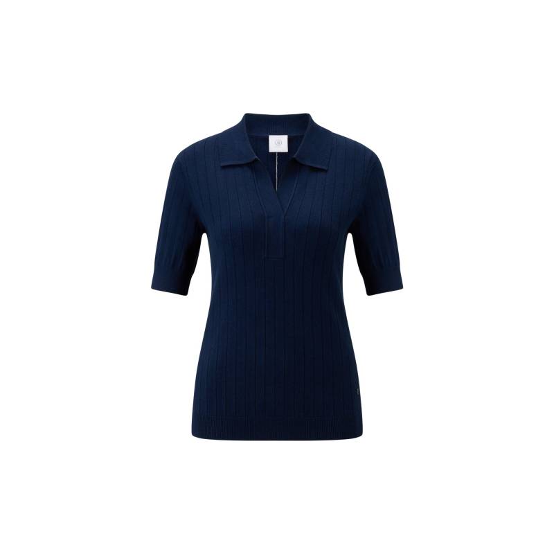 BOGNER Strick-Polo-Shirt June für Damen - Navy-Blau - 34 von Bogner