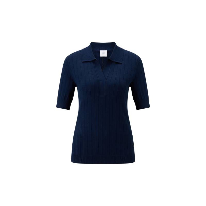 BOGNER Strick-Polo-Shirt June für Damen - Navy-Blau - 48 von Bogner