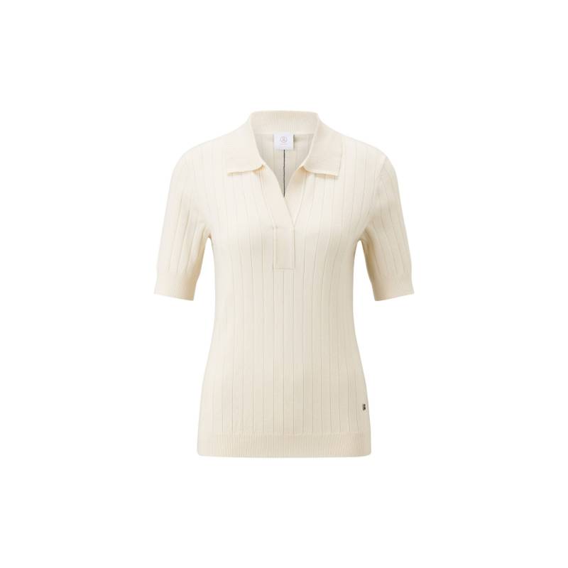 BOGNER Strick-Polo-Shirt June für Damen - Off-White - 38 von Bogner