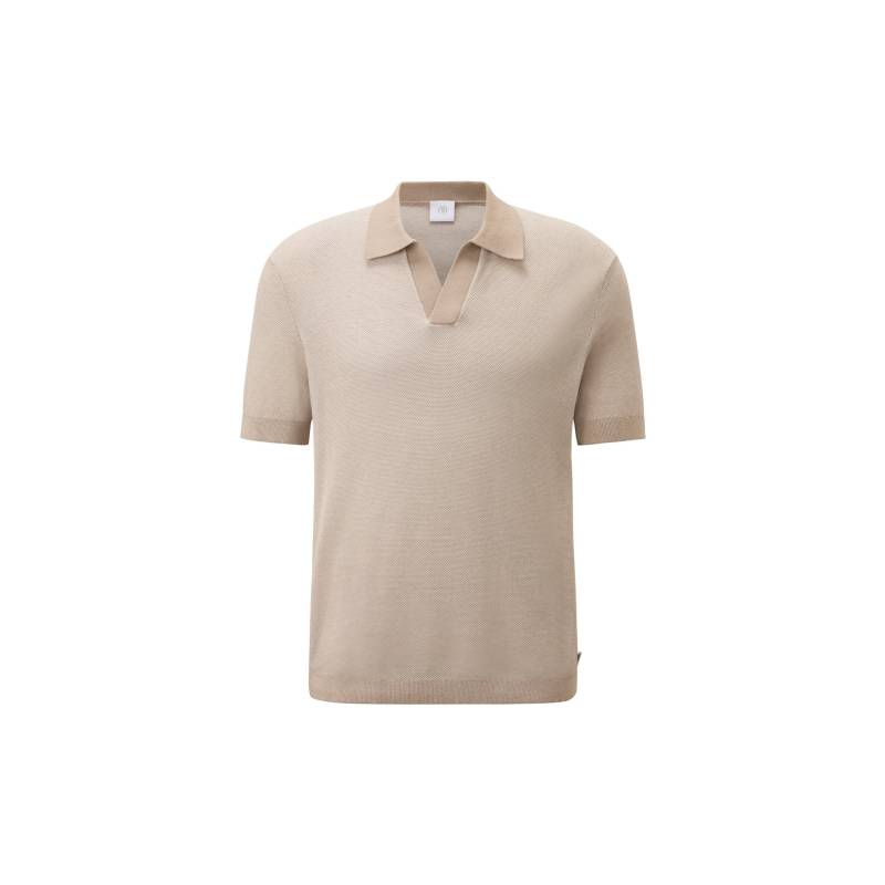 BOGNER Strick-Polo-Shirt Lyon für Herren - Beige - M von Bogner