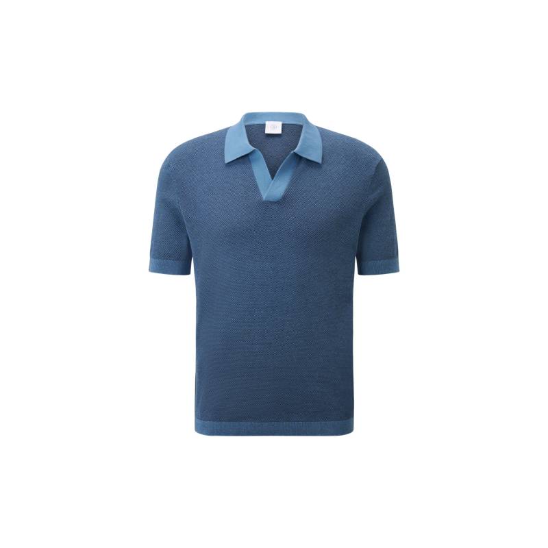 BOGNER Strick-Polo-Shirt Lyon für Herren - Blau - 3XL von Bogner