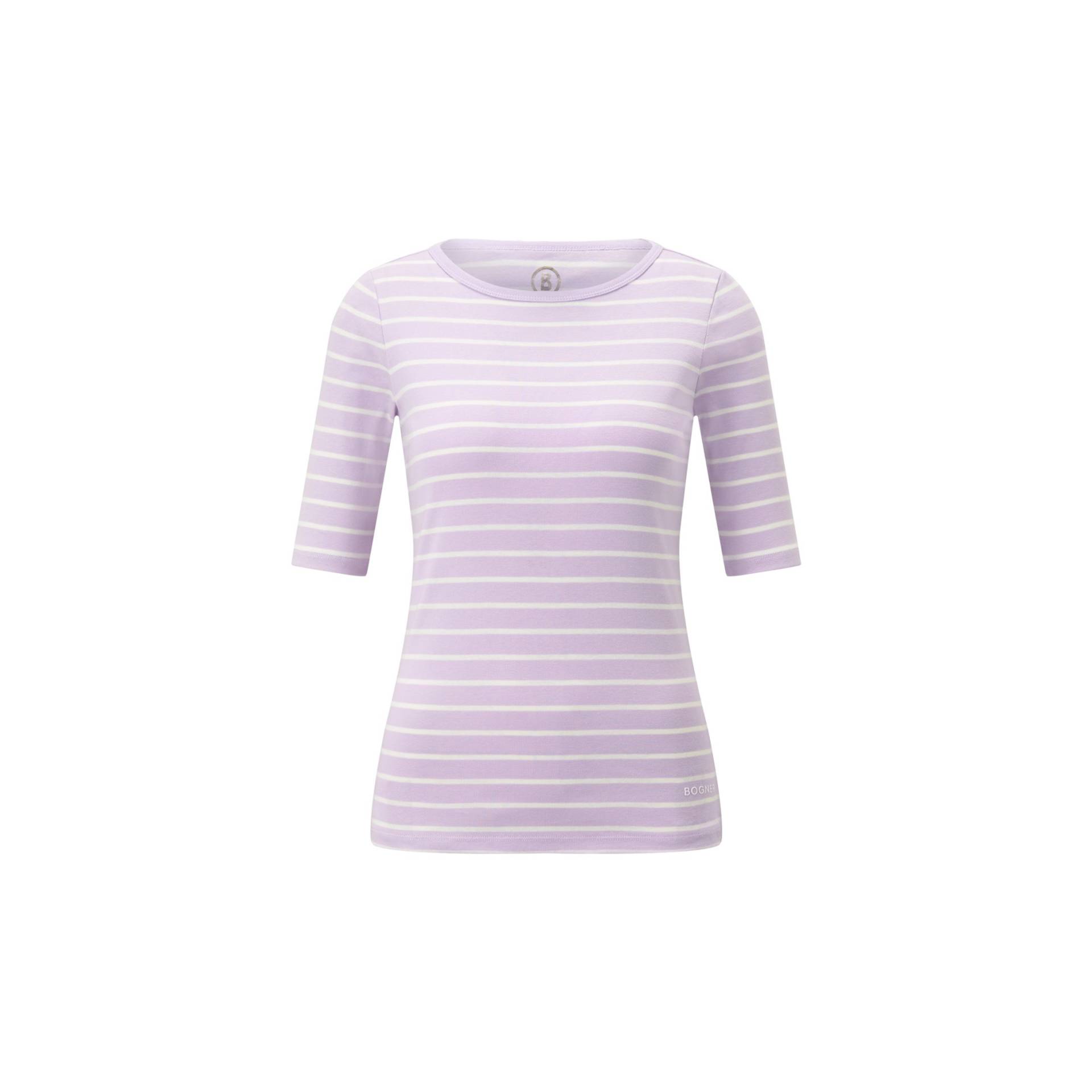 BOGNER T-Shirt Louna für Damen - Flieder/Off-White - 34 von Bogner