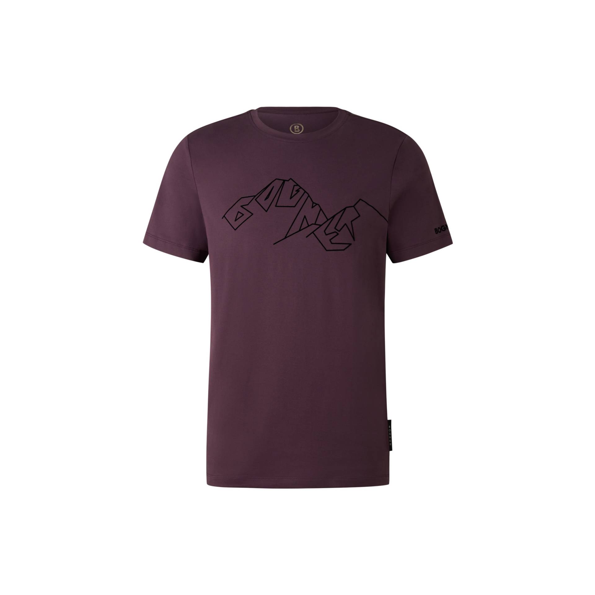 BOGNER T-Shirt Roc für Herren - Pflaume - S von Bogner