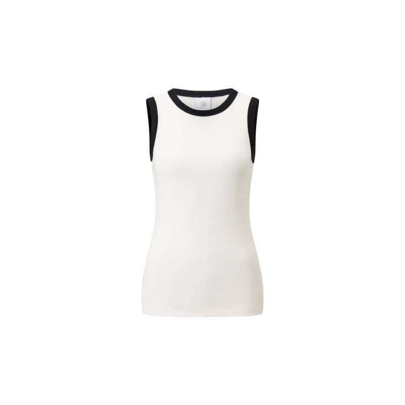 BOGNER Tanktop Niki für Damen - Off-White/Schwarz - 34 von Bogner