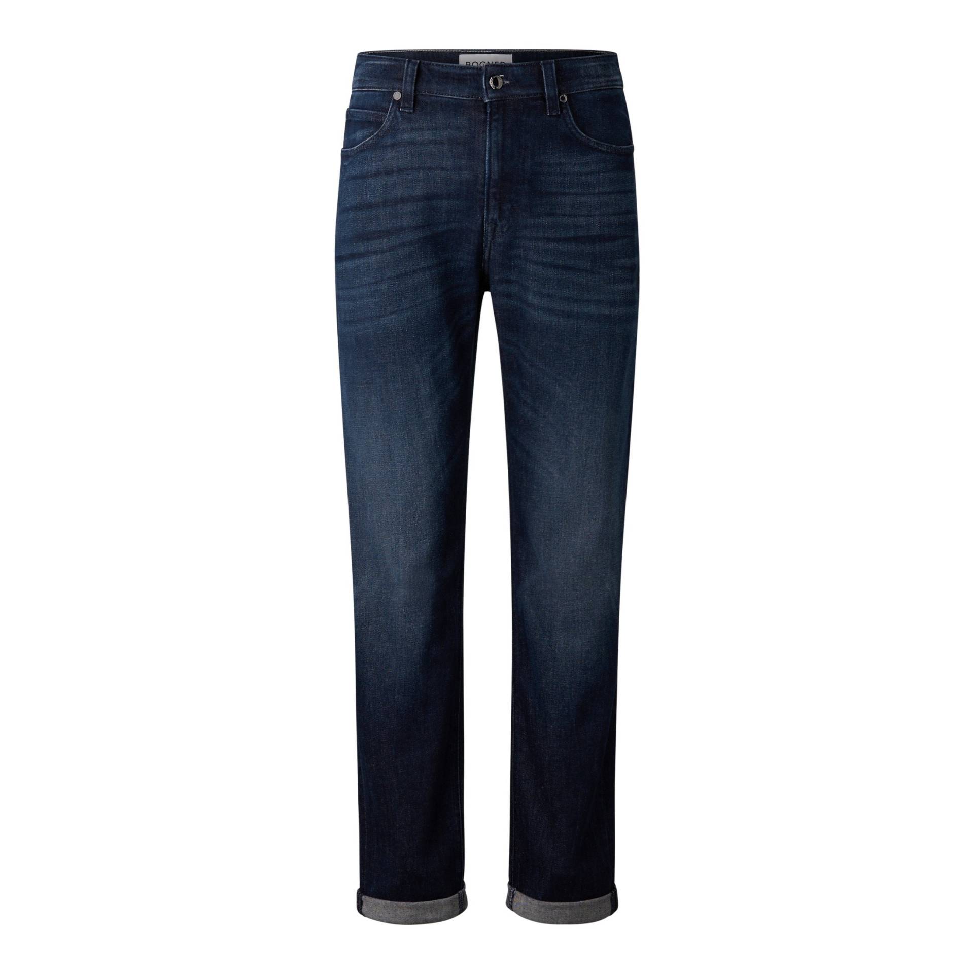 BOGNER Tapered Fit Jeans Brian für Herren - Dark Denim Blue - 30/32 von Bogner