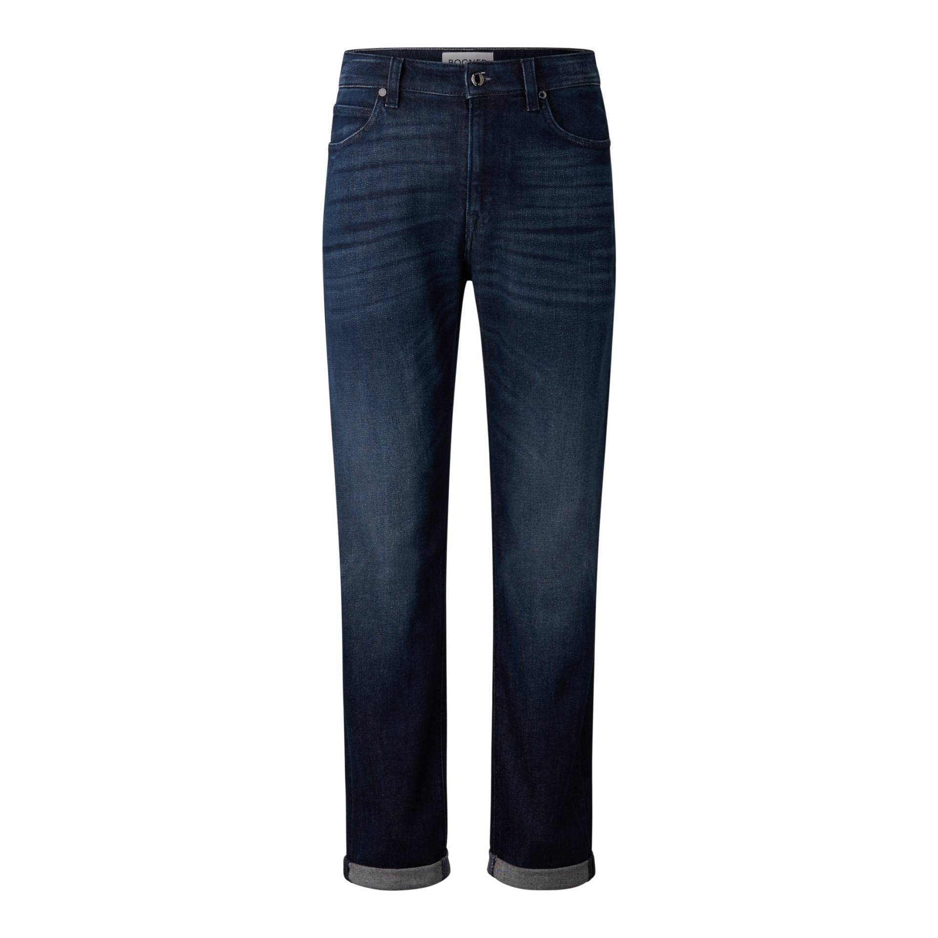 BOGNER Tapered Fit Jeans Brian für Herren - Dark Denim Blue - 36/34 von Bogner