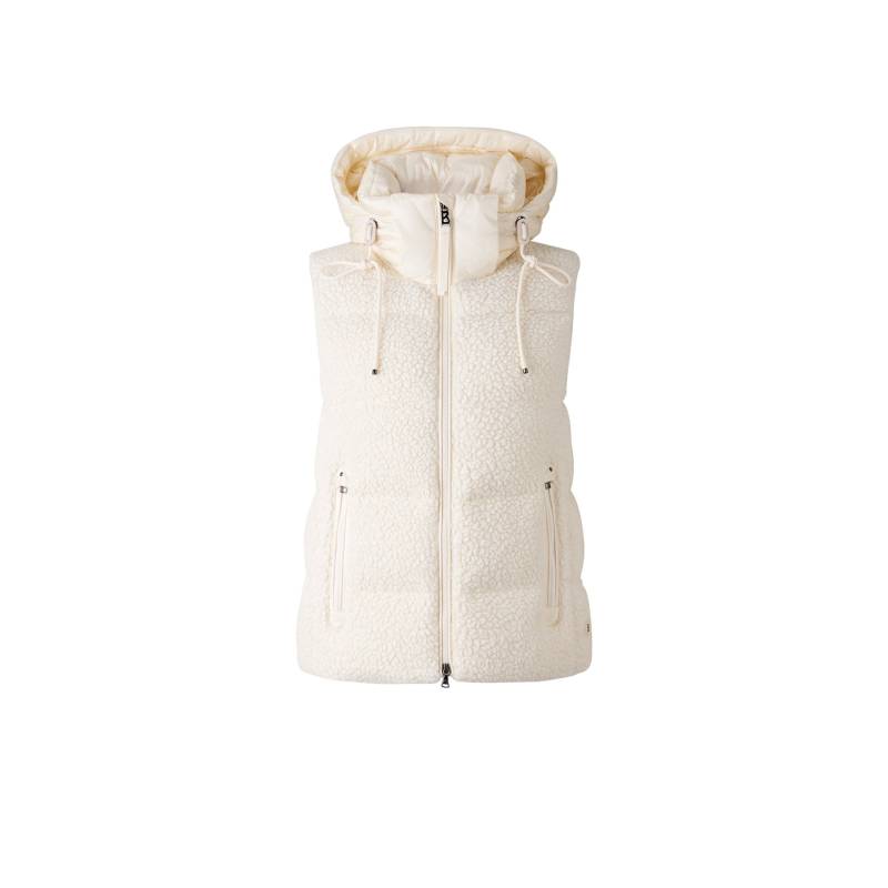 BOGNER Teddy-Daunenweste Falka für Damen - Off-White - 34 von Bogner