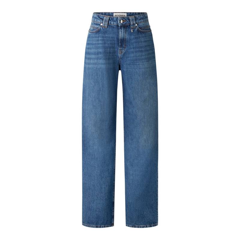 BOGNER Wide Leg Fit Jeans Dyna für Damen - Denim Blue - 26 von Bogner