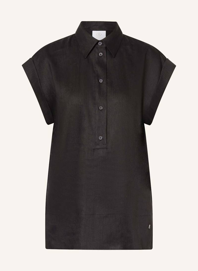 Bogner Blusenshirt Rosalie Mit Leinen schwarz von Bogner