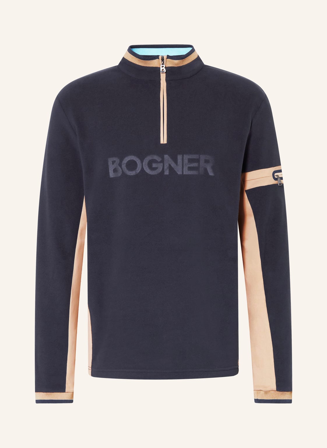 Bogner Fleece-Troyer gilbert1 blau von Bogner