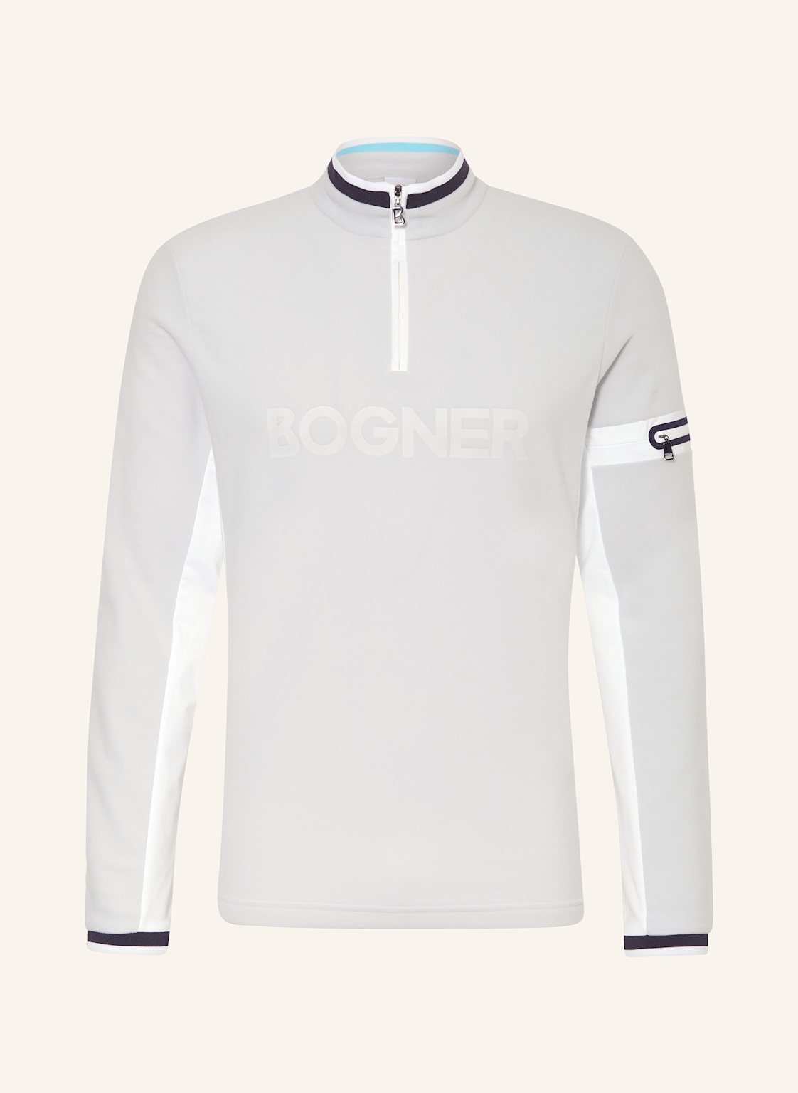 Bogner Fleece-Troyer gilbert1 grau von Bogner