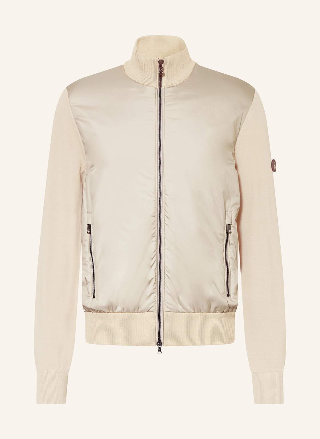 Bogner Strickjacke Zisco Im Materialmix beige Bogner Strickjacke Zisco Im Materialmix beige von Bogner
