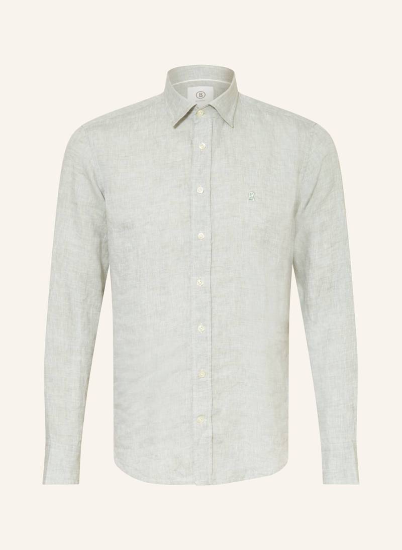 Bogner Leinenhemd Timi Comfort Fit gruen von Bogner